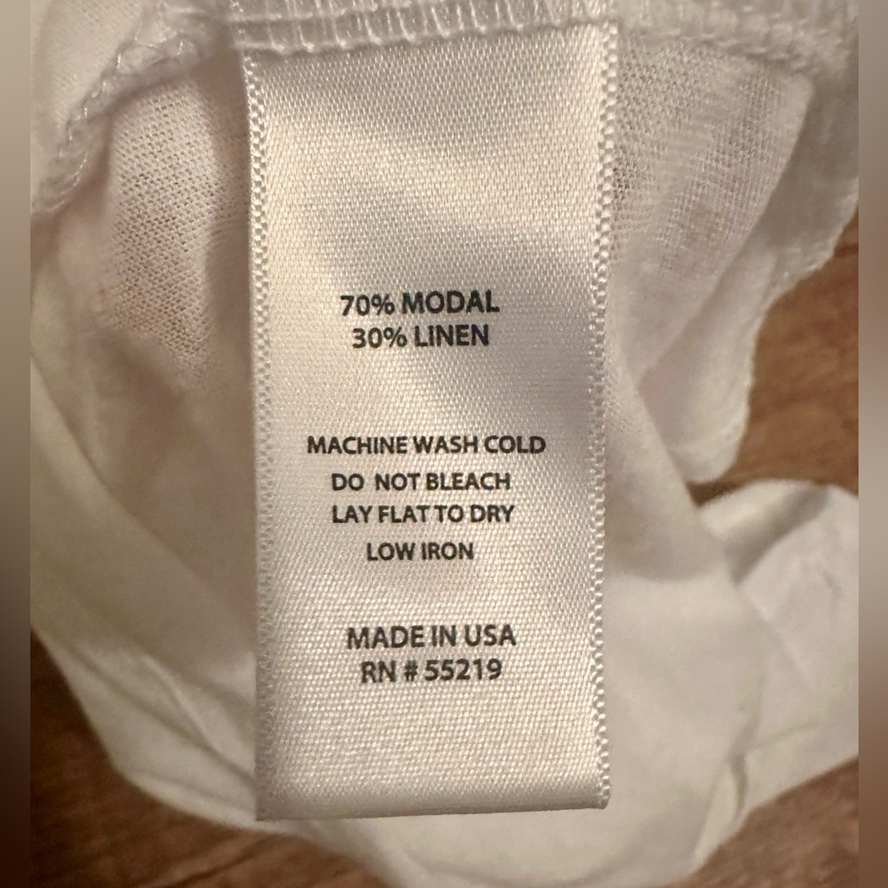 David Lerner White Racerback Tank Top XS - Picture 3 of 6
